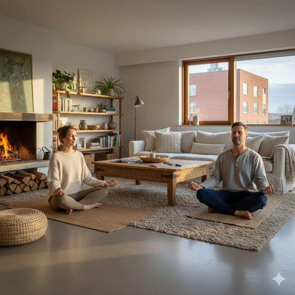 Yoga_BAyreuth-Zu Hause-zusammen mit partner
