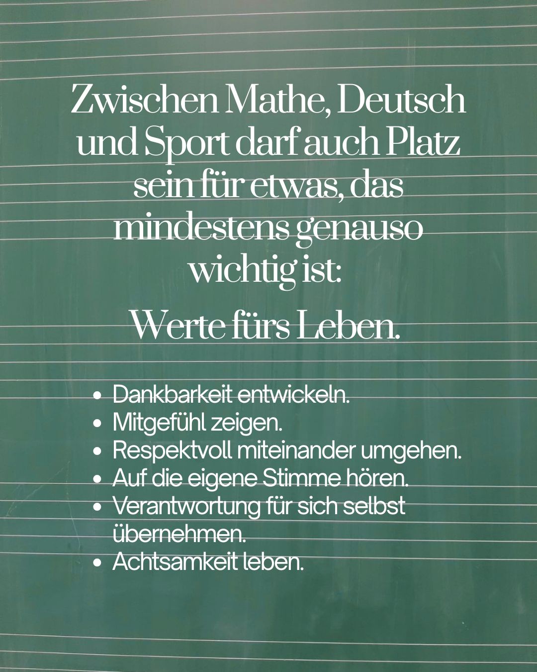 Yoga in Schulen Bayreuth - Schulyoga mit Babsi - yoga vermittelt mehr als nur Wissen - Werte fürs Leben